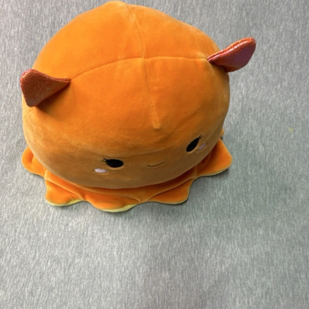 Squishmallows Orange Yellow Plush Stuffed Animal with Cat Ears